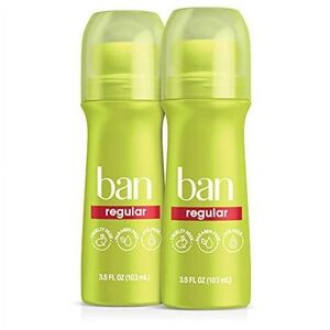 Ban Regular Scent 24-hour Invisible Antiperspirant, Roll-on Deodorant 2 pack